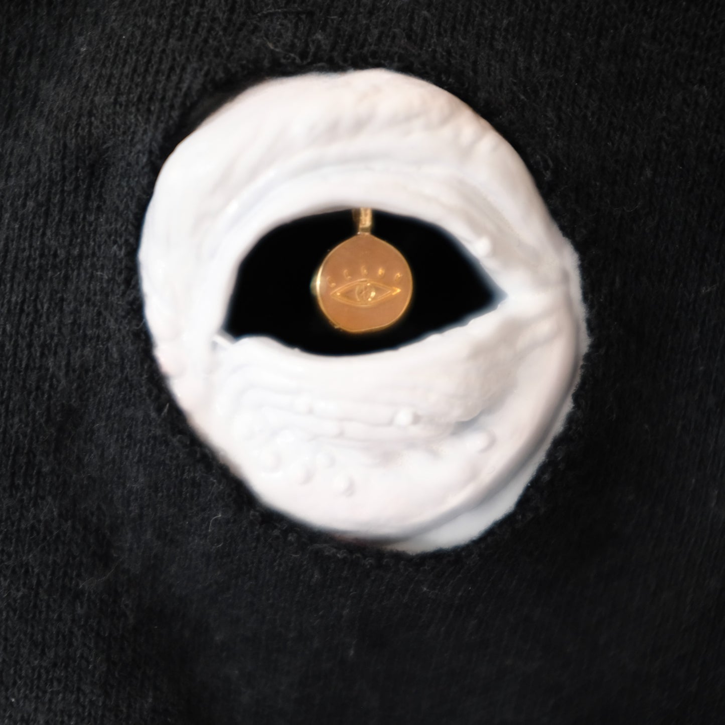 Black Chest Eye Sweatshirt