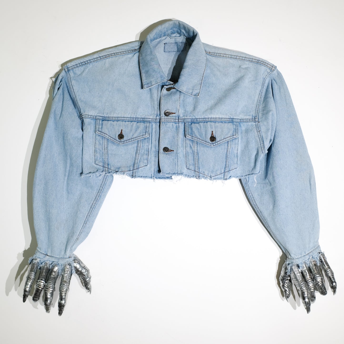 Silver Claw Cropped Jacket