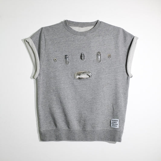 Gray Face Sweatshirt