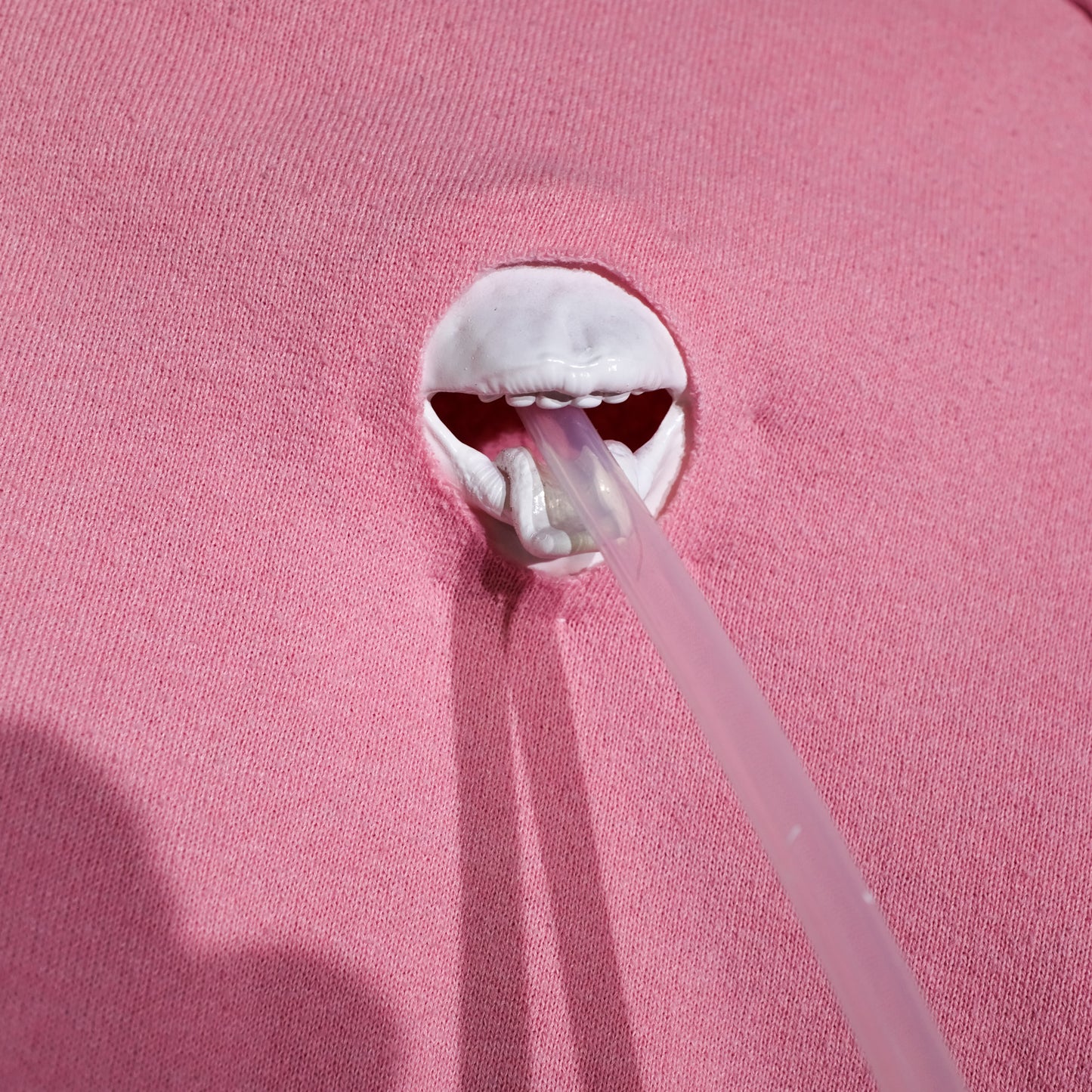 Pink Straw Breasts Sweatshirt