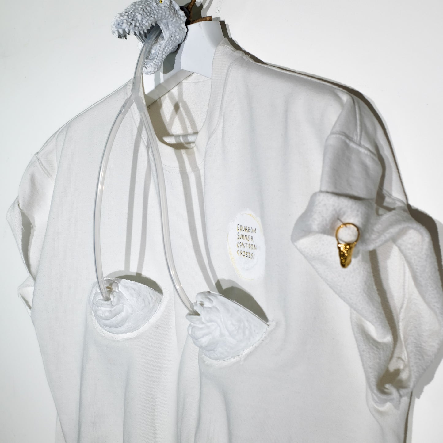 White Sipping Breasts Sweatshirt