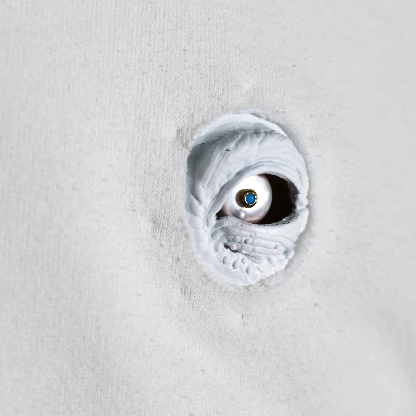 White Chest Eye Sweatshirt