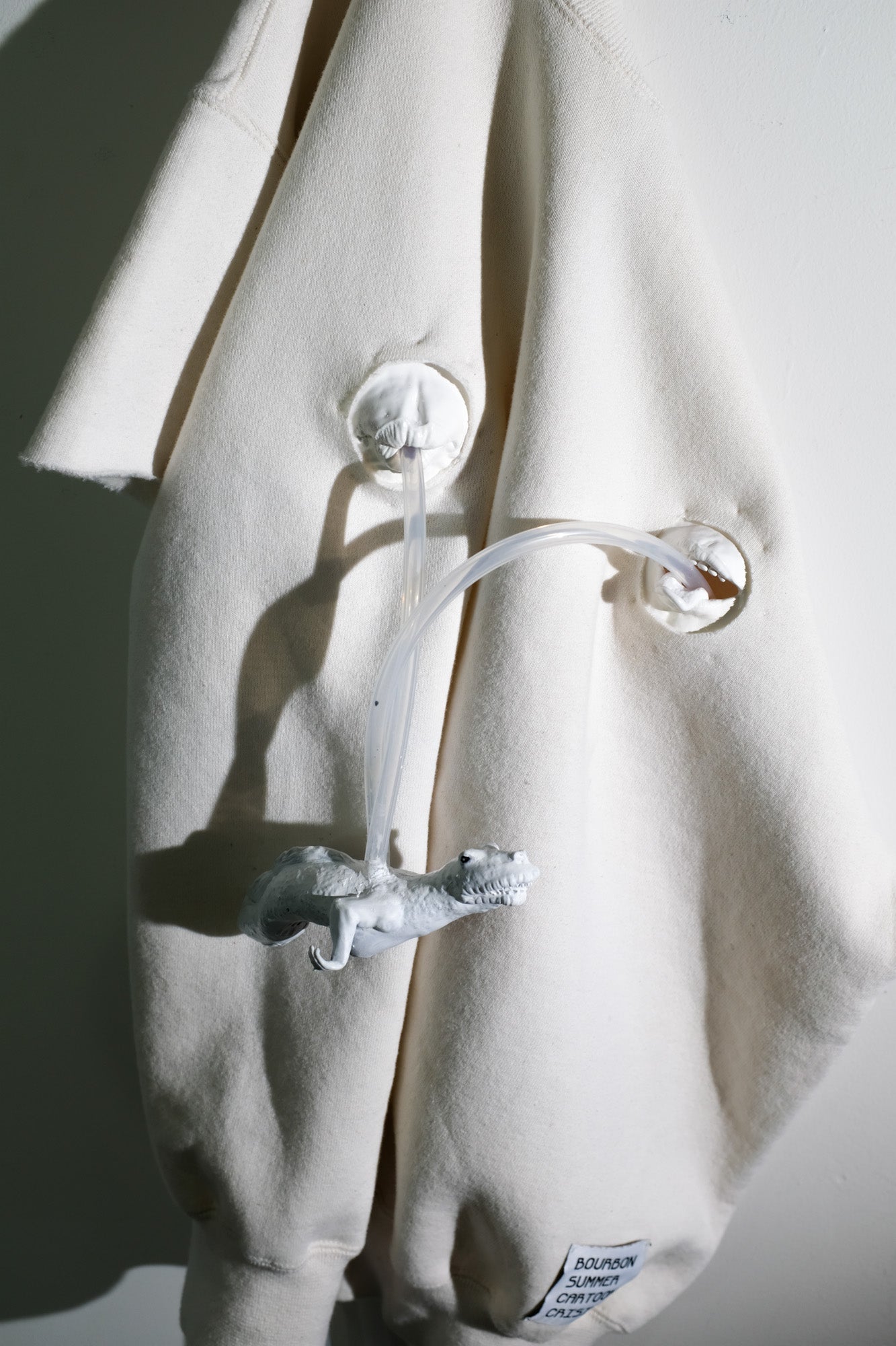 White Sipping Nipple Sweatshirt
