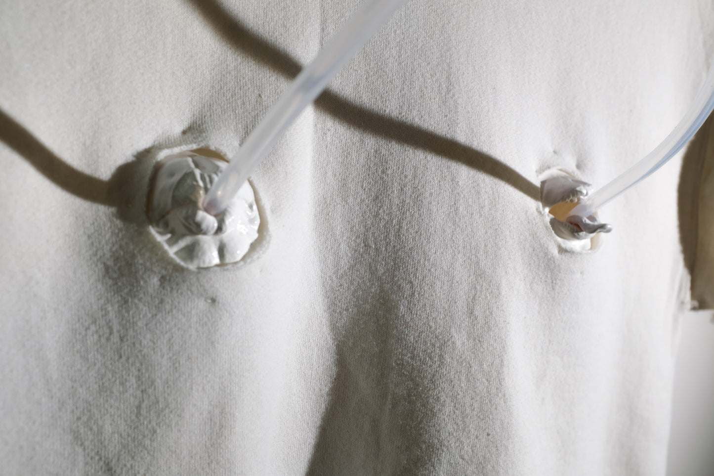 White Sipping Nipple Sweatshirt