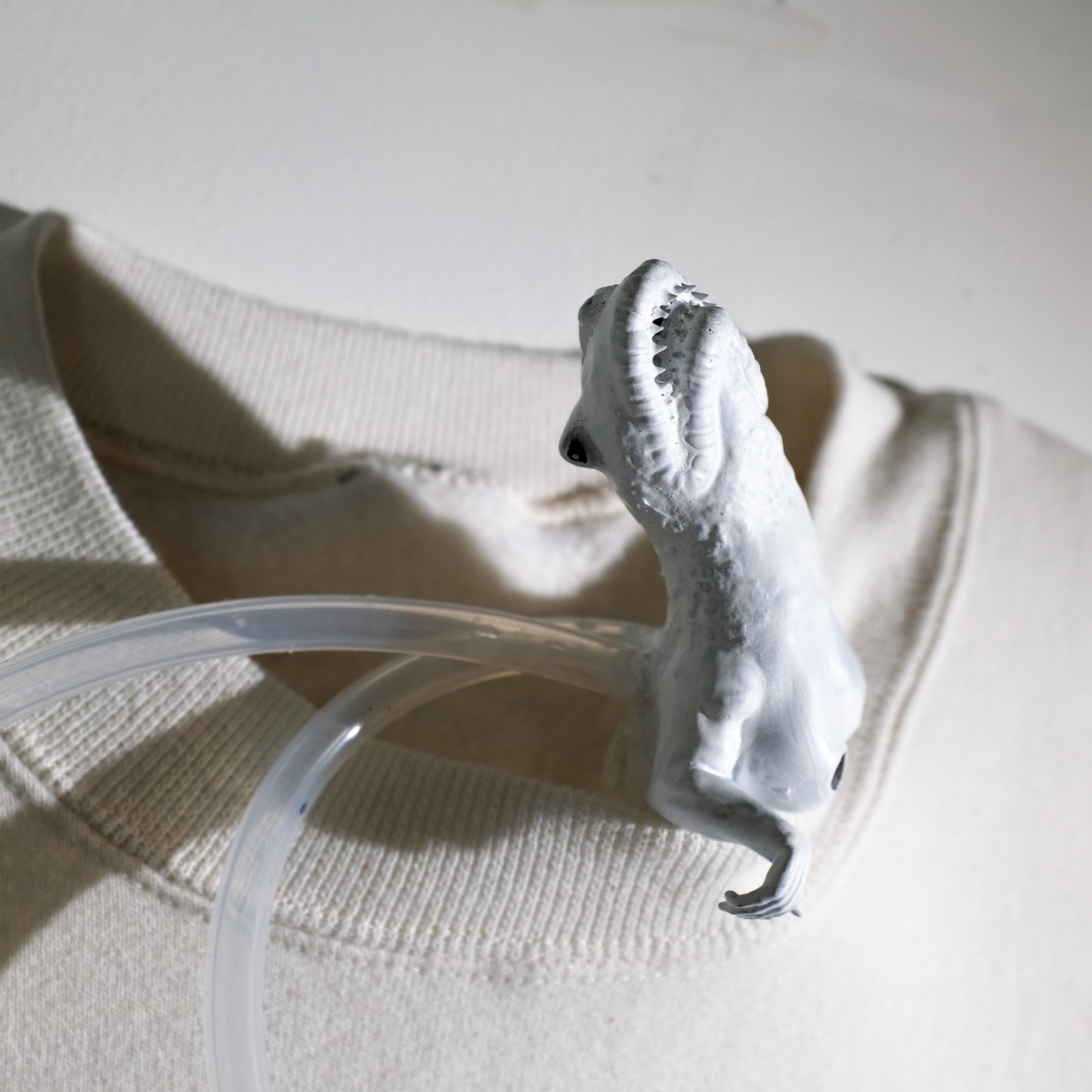 White Sipping Nipple Sweatshirt