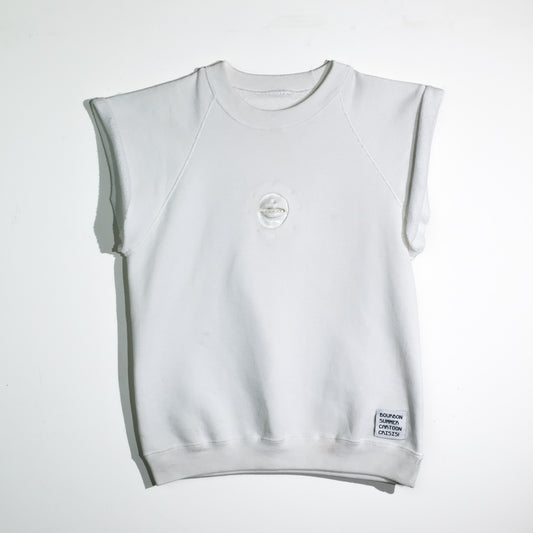 White Tiny Mouth Sweatshirt