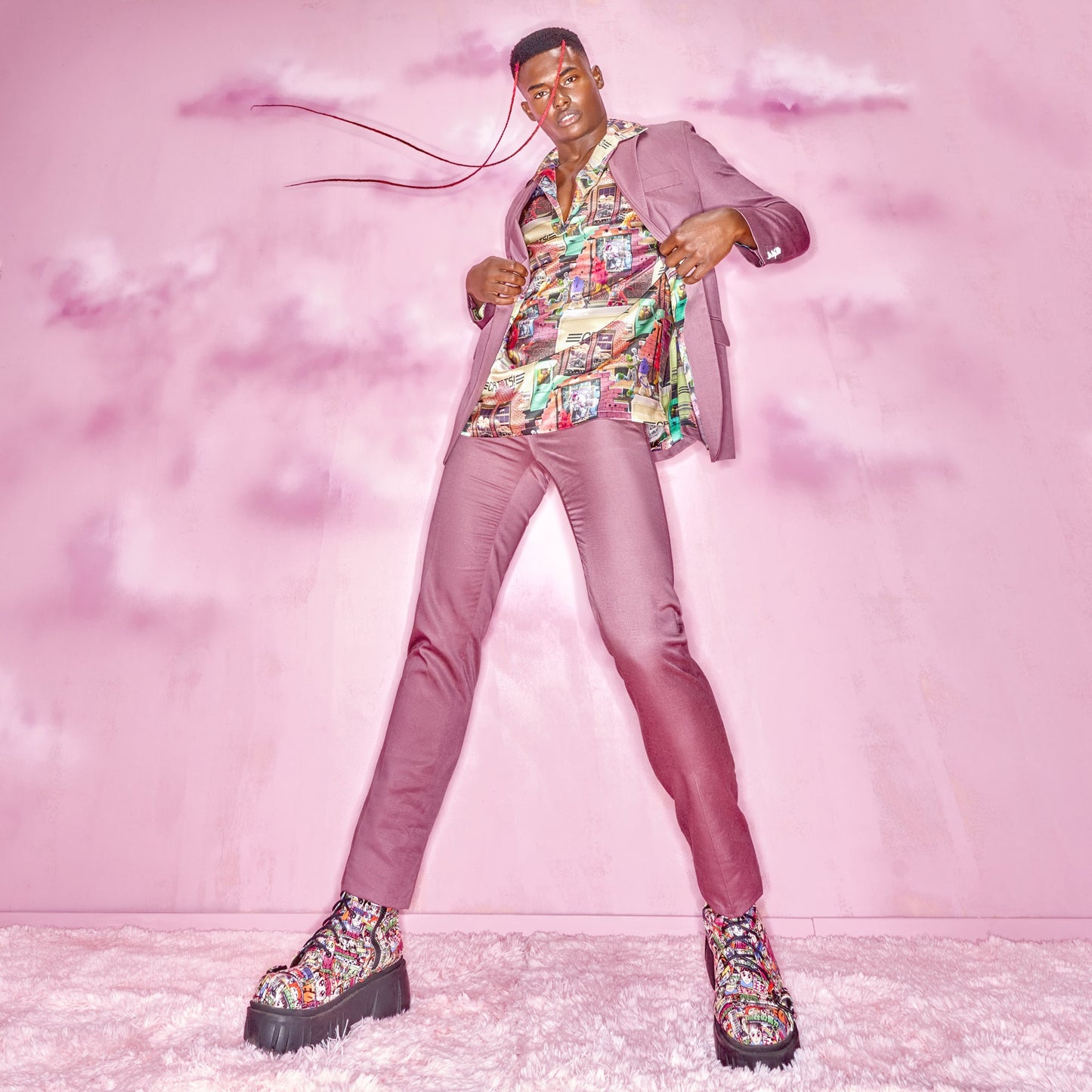 Rose Suit Pants