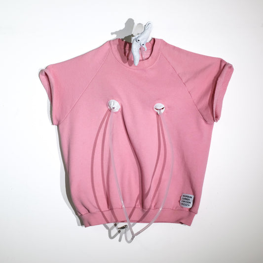 Pink Straw Breasts Sweatshirt